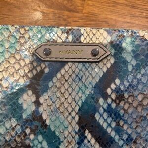 Beautiful clutch orYANY snakeskin